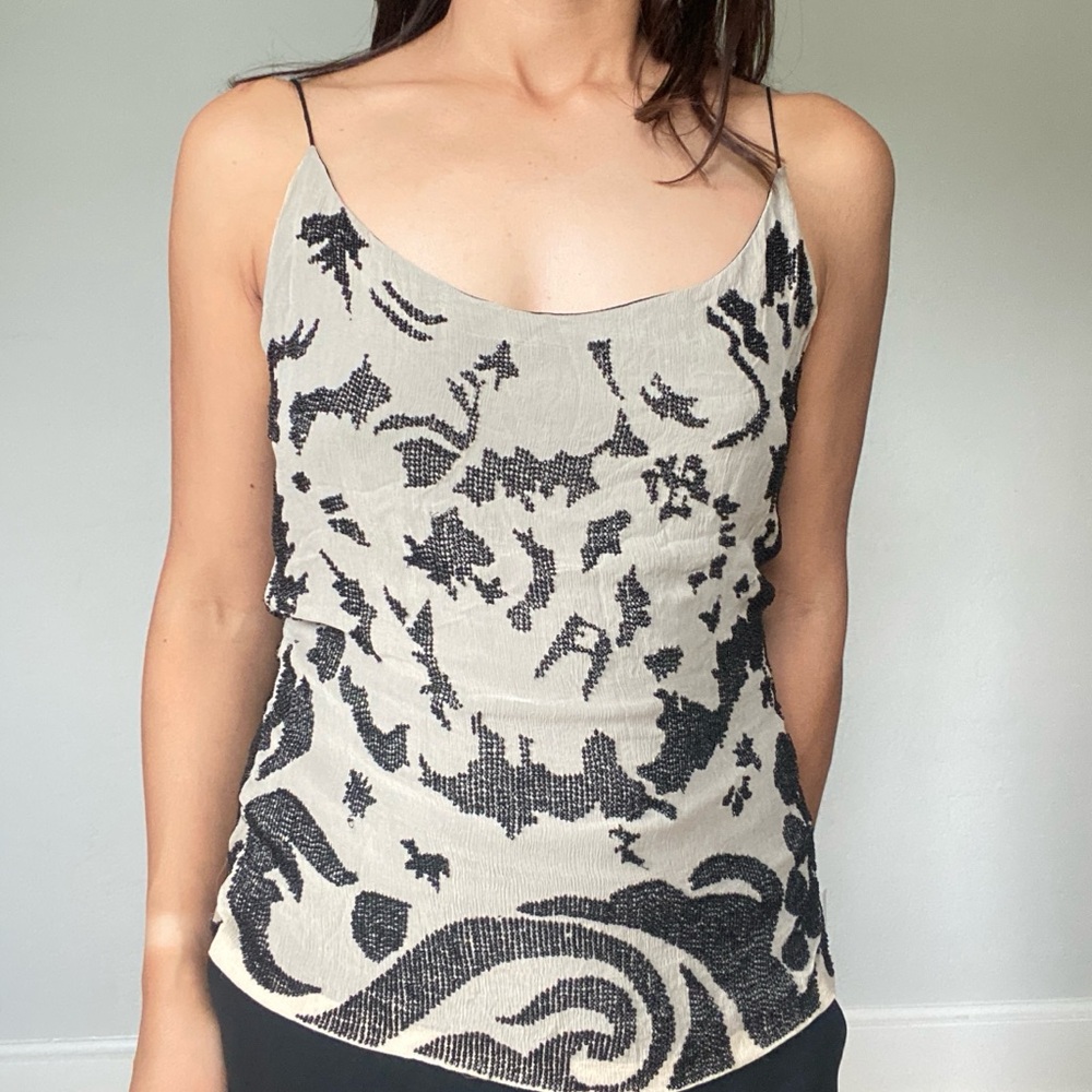 Yigal azroüel indian poth beaded tank